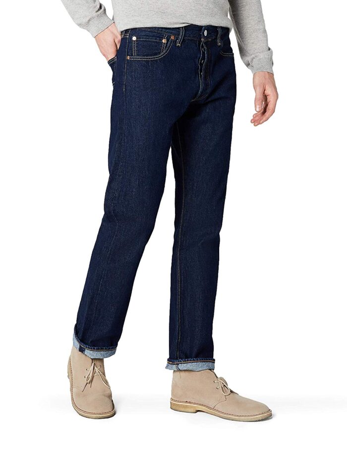 Levi'S 501 Original Straight Fit, Jeans Uomo, Blu (Onewash 0101), W33/L36