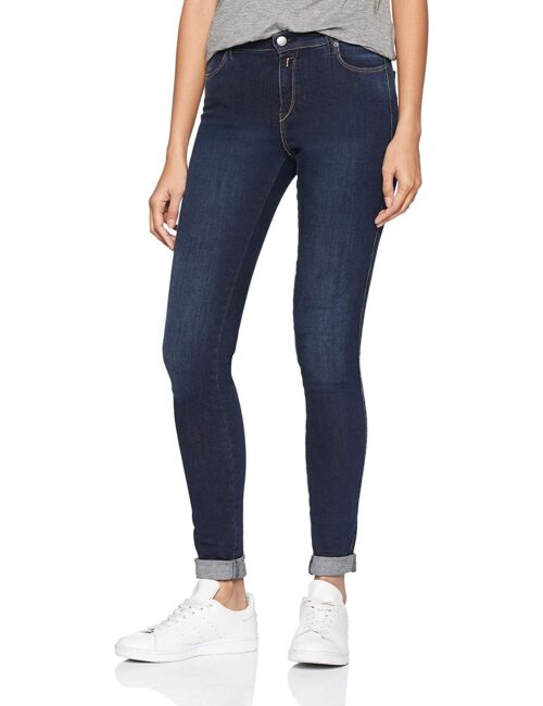 REPLAY Stella Jeans Skinny, Blu (Medium Blue 7), W26/L30 (Taglia Produttore: 26) Donna