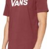 Vans Classic T-Shirt, Rosso (Port Royale/White K1o), Large Uomo