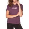 Vans Flying V Classic Prune T-Shirt Donna Viola XS (X-Small)