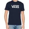 Vans Herren Classic T - Shirt, Blau (Navy/white), X-Small
