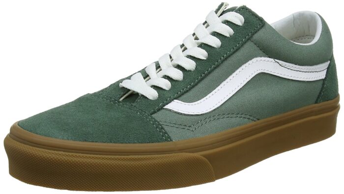 Vans Old Skool, Sneaker Unisex – Adulto, Verde (Duck Green/Gum Q9v), 40 EU