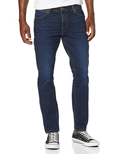 Wrangler Larston Jeans Slim, Blu (Soft Walk 50q), 32W / 33L Uomo