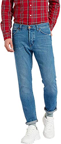 Wrangler Slider Jeans Tapered, Blu (Blue Beat 39t), W32/L36 (Taglia Produttore: 36/32) Uomo
