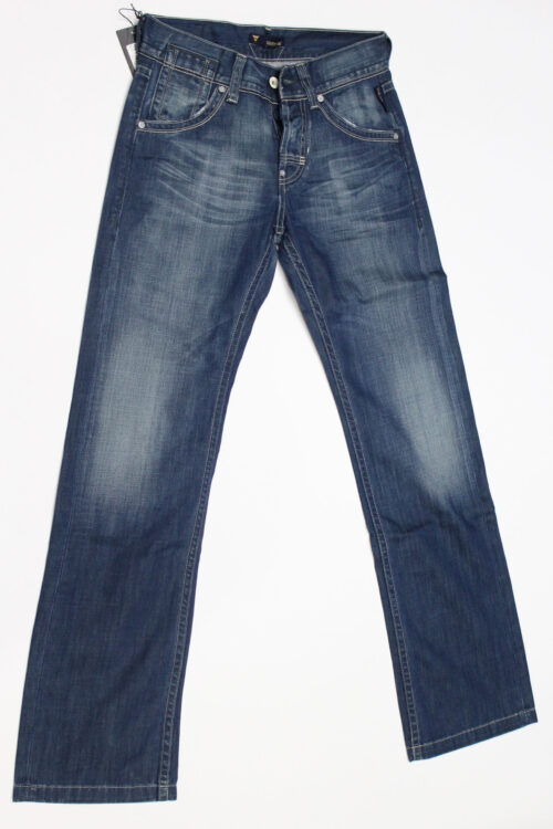 Jeans pantalone uomo Meltin POT MUZIO D1201UB347 blu denim elasticizzato tg 28 (42) chiusura zip