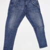 Jeans pantalone donna Meltin POT MIAMBI D1239UK418 blu denim chiaro elasticizzato, tg 29 (43) chiusura zip