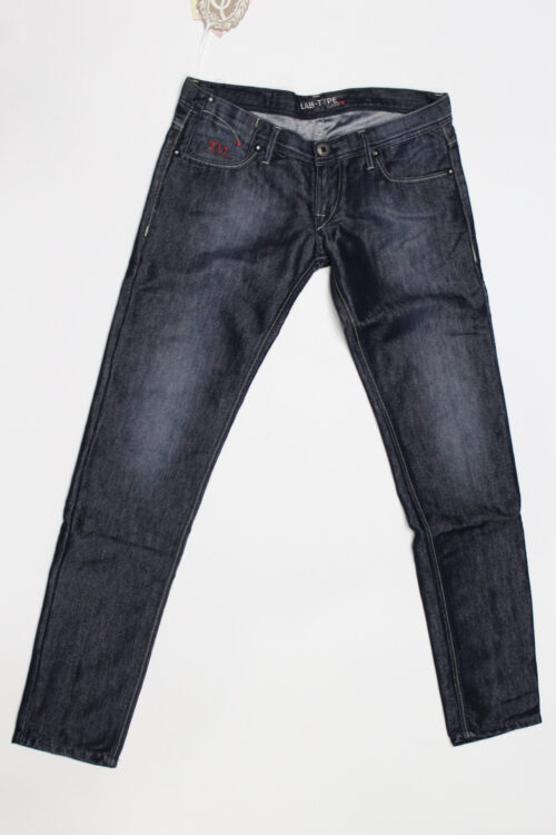 Jeans pantalone donna Construction Zero ALEXIANE LN200 1322 blu denim scuro,elasticizzato, tg 30 (44) chiusura zip