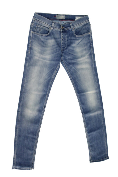 Fifty Four Jeans uomo Crank J30 tg 38/52 blu denim stone washed