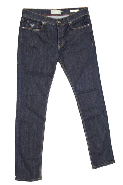 FIFTY FOUR jeans uomo Skinny aderente con bottoni art Glint 00 J989 tg 31/45 Blu scuro