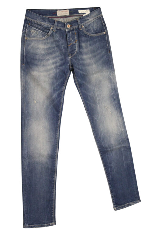 FIFTY FOUR jeans uomo Super Slim con bottoni art Errol 00 J508 tg 31/45 Blu scuro