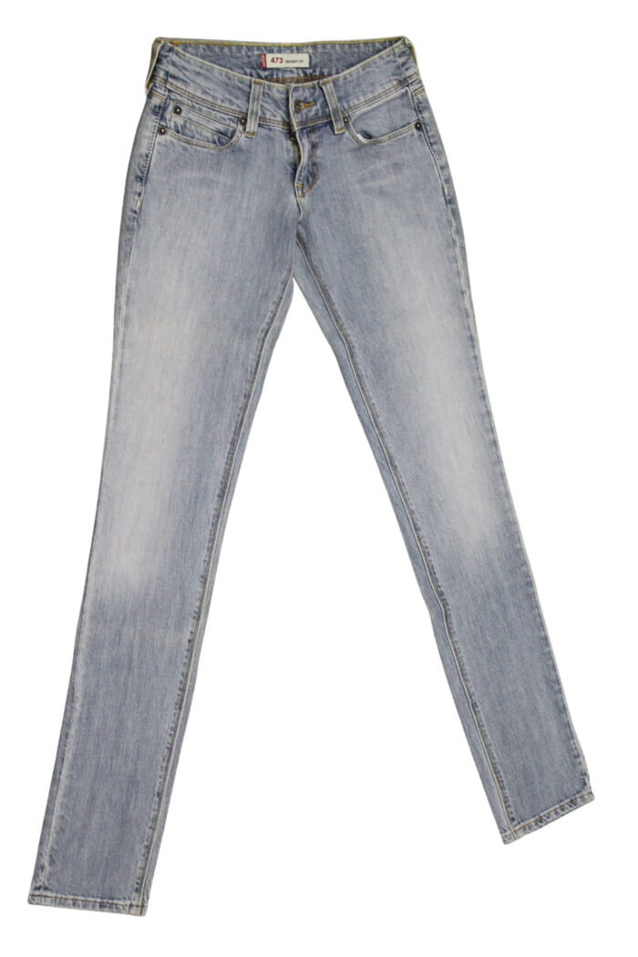 LEVIS jeans donna elasticizzato art 473.00.08 tg 26/40 Blu denim
