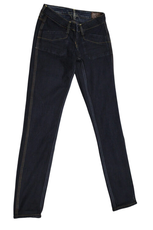MELTIN POT jeans donna vestibilità dritta reversibile art EVAD1120UK110 tg 26/40 Blu slavato