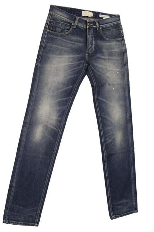 FIFTY FOUR jeans uomo slim art Caden 00 J761 tg 31/45 Blu whashed