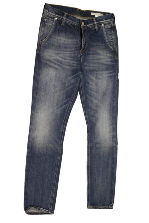 MELTIN POT jeans uomo cropped con bottoni art LEO D1190UD403 tg 28/42 Blu