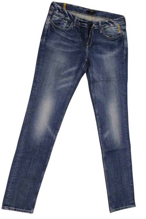 MELTIN POT jeans donna vestibilità skinny art MIKAD1239UK425 tg 30/44 Blu slavato