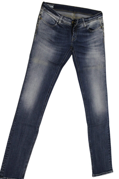 MELTIN POT jeans donna vestibilità skinny art MONIE D1586UM410 tg 31/45 Blu chiaro