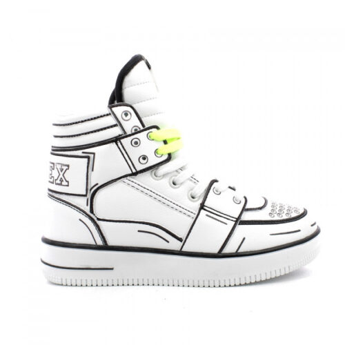 Sneakers alte Pyrex bianche unisex