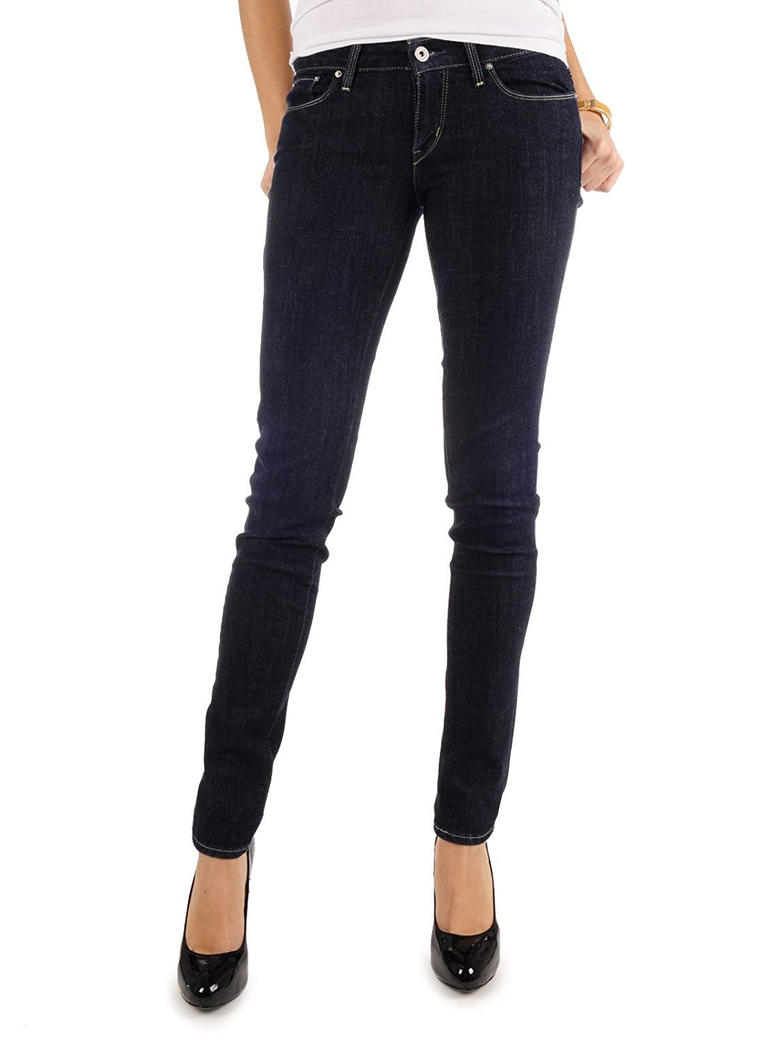 Levi's Slight Curve-Jeans Donna blu W32/L35