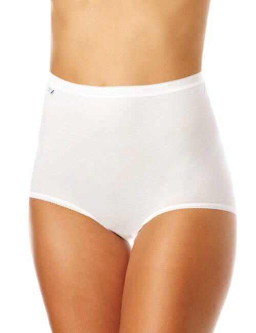 Sloggi Basic+ Slip Maxi-Mutande Donna Bianco 44