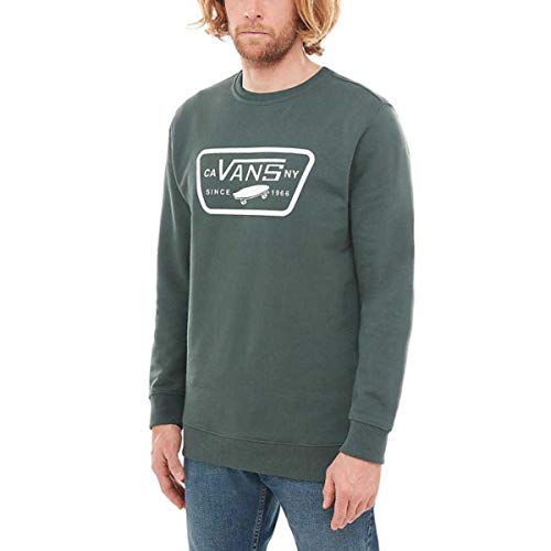 Vans Felpa Girocollo Manica Lunga Uomo VA36L3YDX-DARKEST SPRUCE