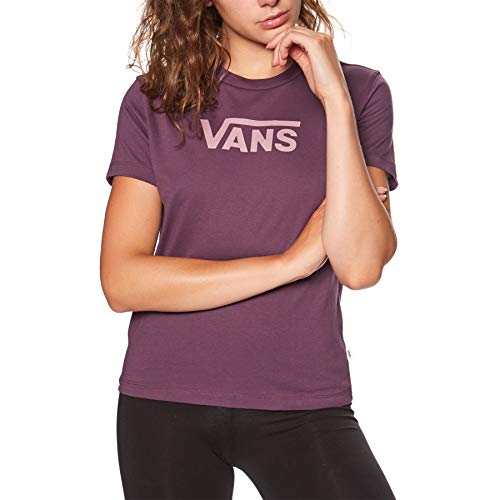 Vans Flying V Classic Prune T-Shirt Donna Viola XS (X-Small)