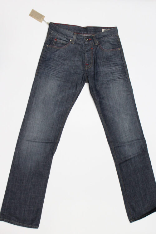 Jeans pantalone uomo rifle 90001-38NCR blu denim tg 30 (46) chiusura bottoni