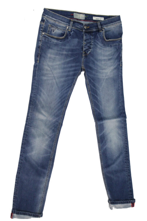 Fifty Four Jeans uomo Haiti J895 tg30/44 blu denim stone washed