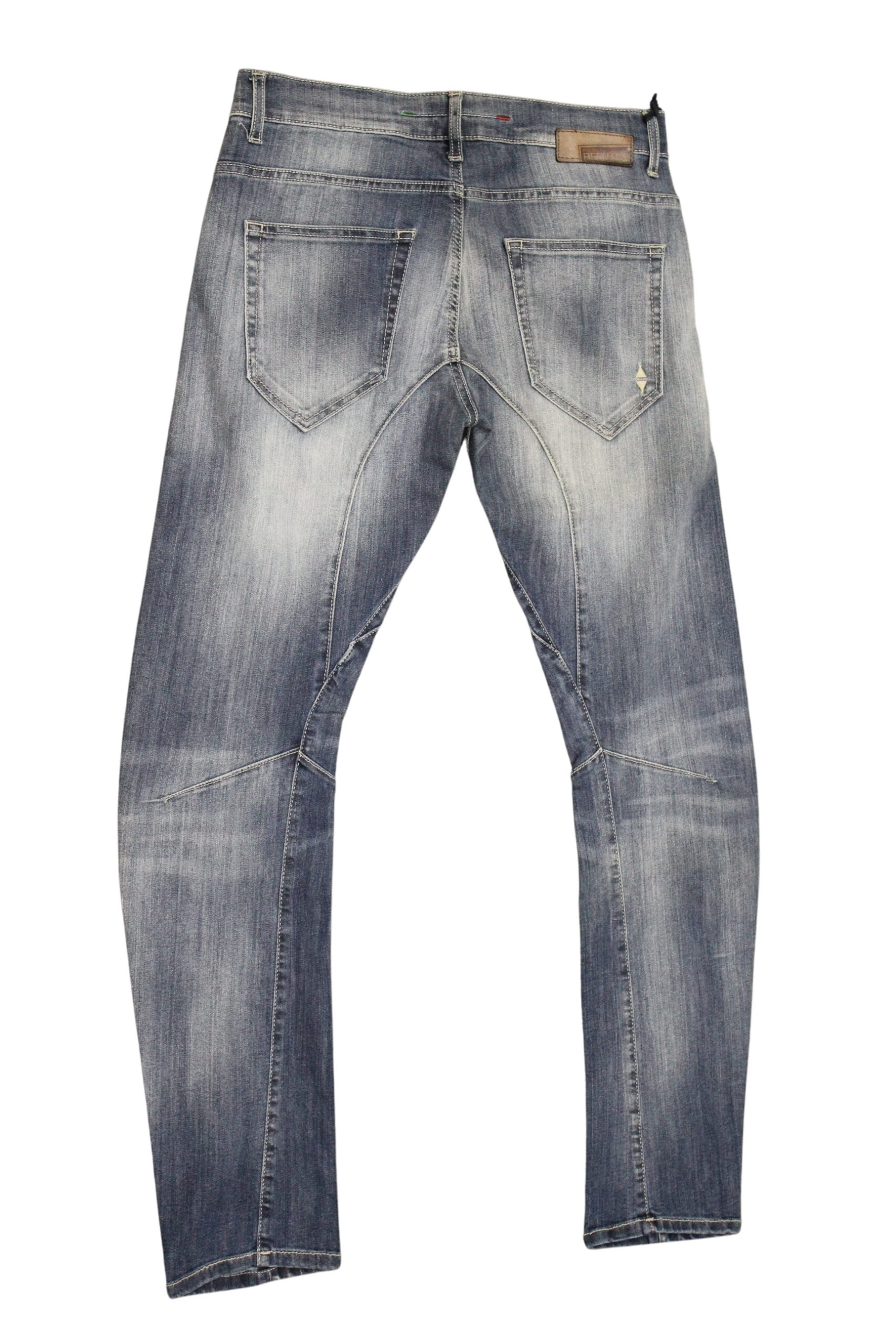 FIFTY FOUR jeans uomo Super Slim con bottoni art Dolan 00 J819 tg 29/43 Blu chiaro - immagine 2
