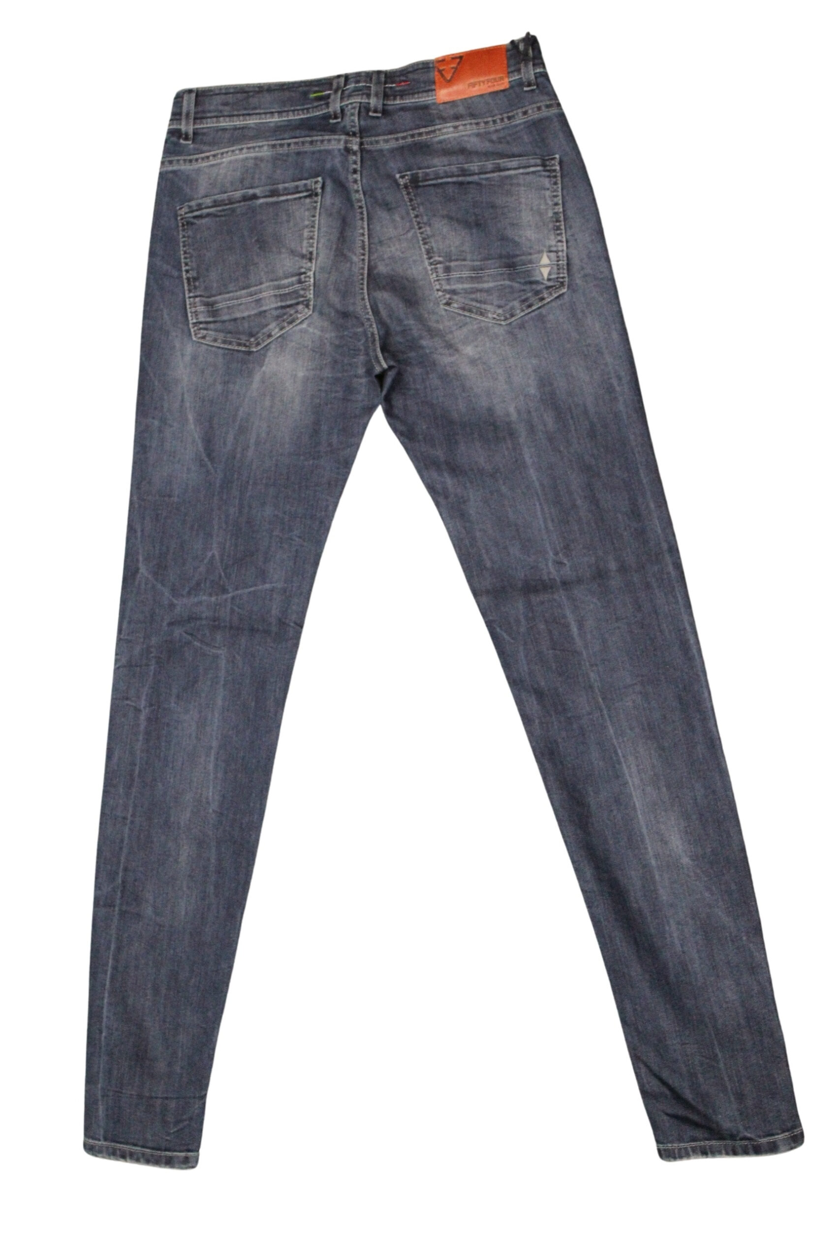 FIFTY FOUR jeans uomo Super Slim con bottoni art Rages 00 J314 tg 30/44 Blu scuro - immagine 2
