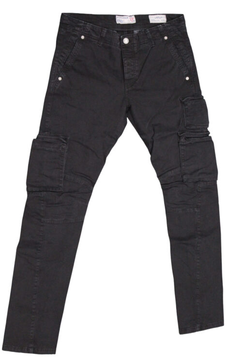 FIFTY FOUR pantalone uomo elasticizzato art Manik 00 C021 tg 34/48 Nero