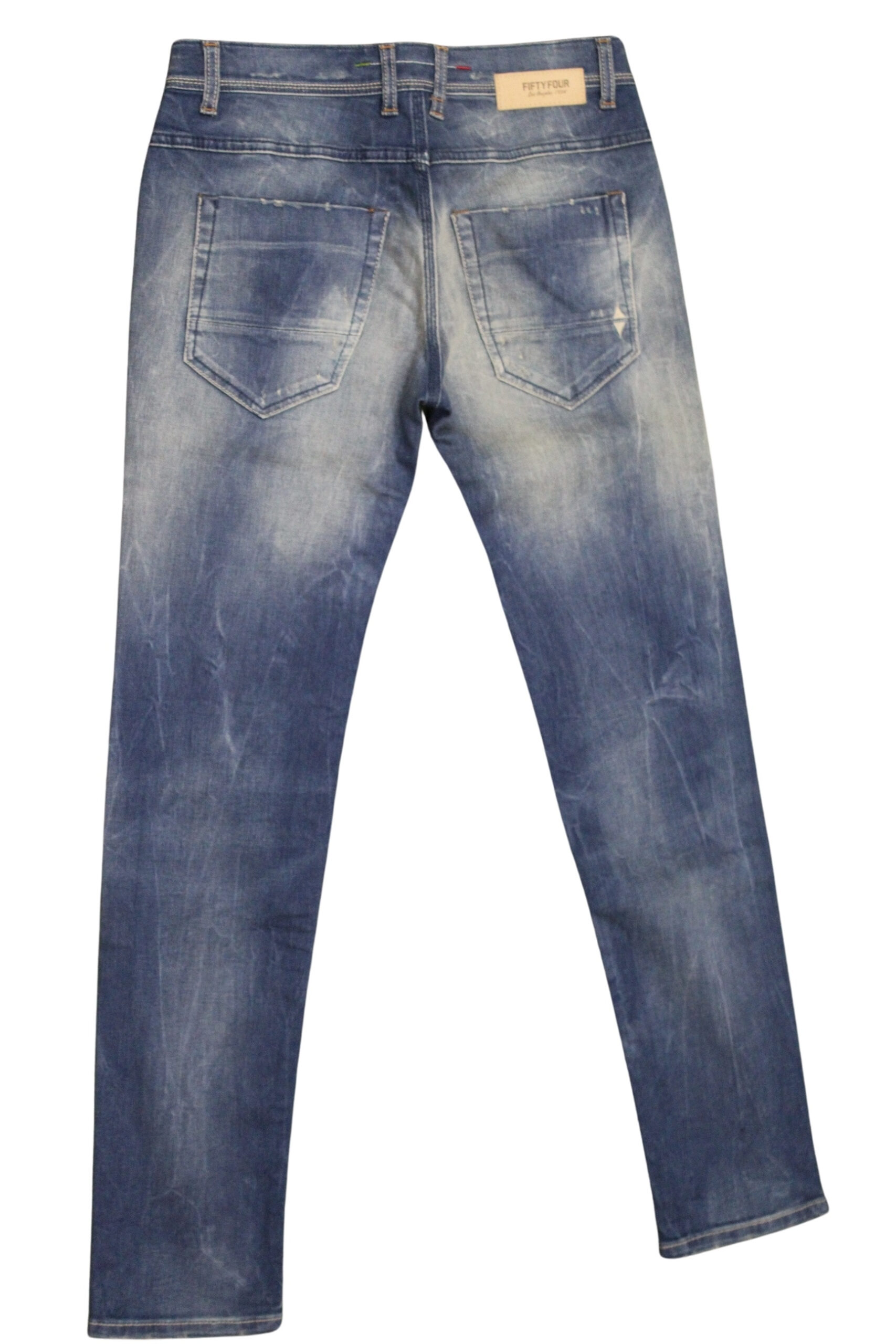 FIFTY FOUR jeans uomo Super Slim con bottoni art Errol 00 J508 tg 31/45 Blu scuro - immagine 2