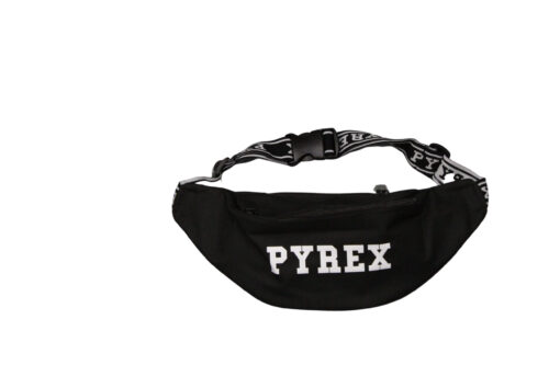 PIREX Marsupio 2 tasche zip art PY020319 Nero