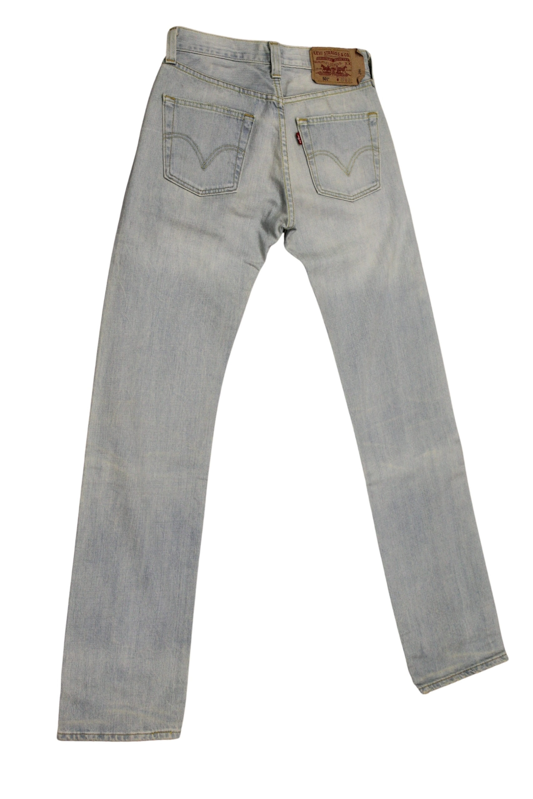 LEVIS jeans uomo vestibilità dritta art 501.04.64 tg 29/43 Blu chiaro - immagine 2