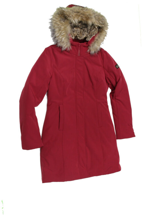 YES ZEE Giubbotto Donna cappuccio staccabile O075-N700 tg XL Rosso