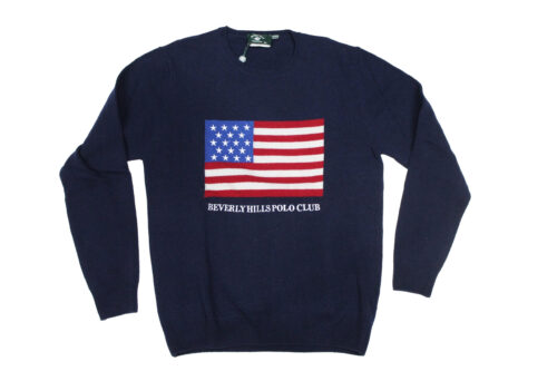 Beverly Hills Polo Club maglia uomo girocollo art  BHPC1250 tg XXL Blu