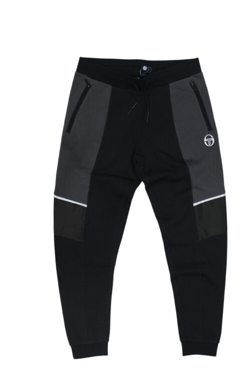 Sergio Tacchini pantalone uomo tasche con zip art 38284 tg L Nero Grigio