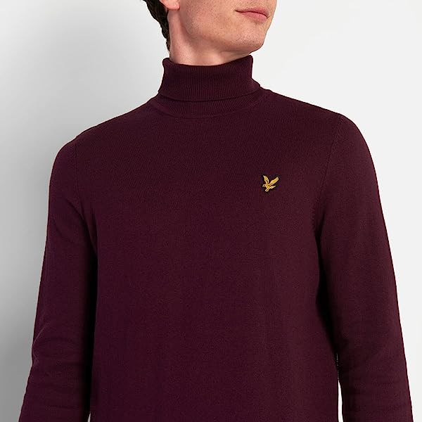 LYLE & SCOTT Maglione girocollo uomo bordeaux - immagine 3