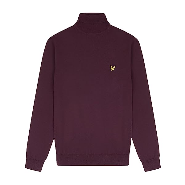 LYLE & SCOTT Maglione girocollo uomo bordeaux - immagine 5
