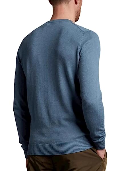 Lyle & Scott Maglione Uomo Cotton Crew Neck Jumper KN821V.W825 - immagine 3