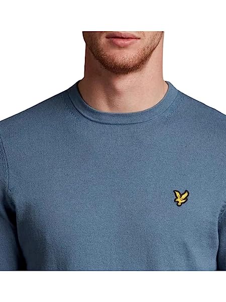 Lyle & Scott Maglione Uomo Cotton Crew Neck Jumper KN821V.W825 - immagine 4