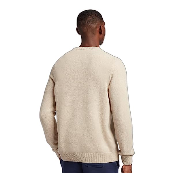 Lyle & Scott Uomo Maglione Girocollo in Misto Lana d'Agnello - immagine 2