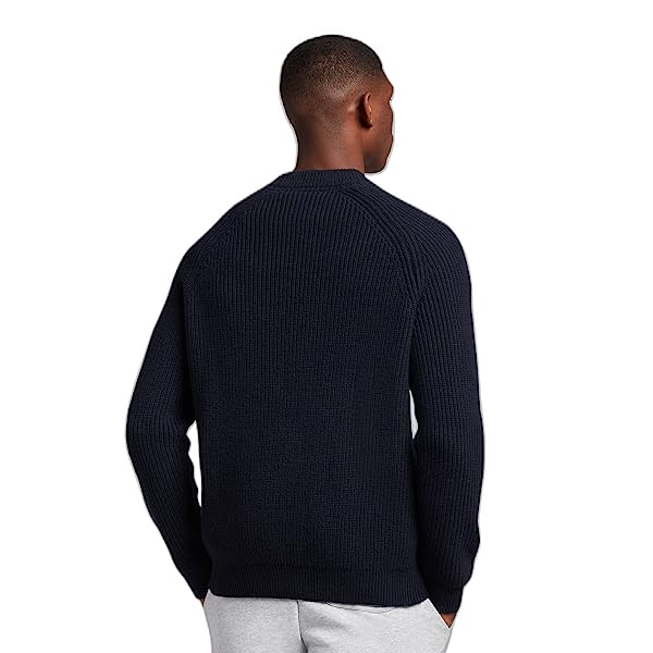 Lyle & Scott Uomo Maglione con Collo A Lupetto in Punto Shaker - immagine 2