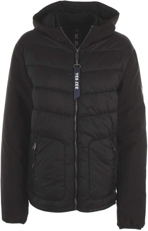 YES-ZEE Giubbotto Donna Nero J876 M900. 2/20 Autunno Inverno 2020/21