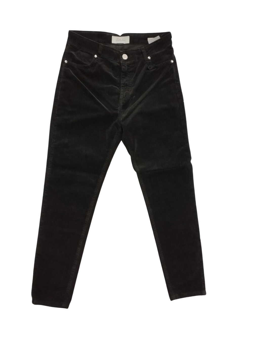 Jeans Fifty Four, pantalone donna velluto , modello MIRED V065 col nero , 96% cot 4 % elast