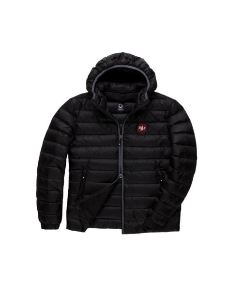 Bradley Giubbotto da uomo imbottito eco-friendly Nero