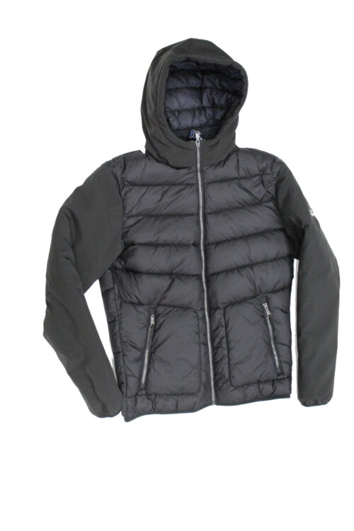 YES ZEE Giubbotto uomo con cappuccio J876 M900 tg XXXL Nero