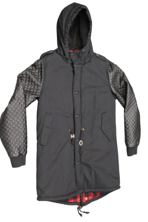 TREZ Parka Uomo con cappuccio mod Jodark-1600 tg L Nero