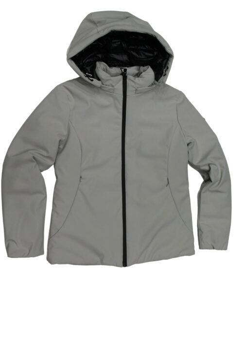 TREZ Giubbotto donna con cappuccio staccabile mod Jinette-1001 tg M Grigio