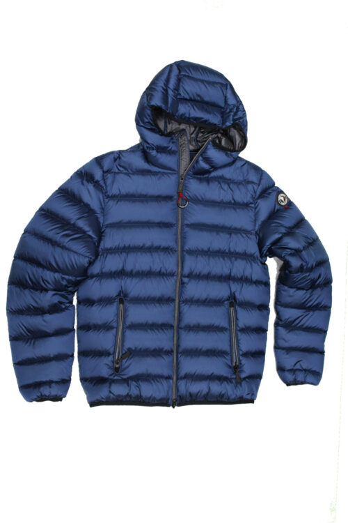 CAPE HORN Piumino Uomo cappuccio fisso mod Tropico 31550 tg 46 Azzurro