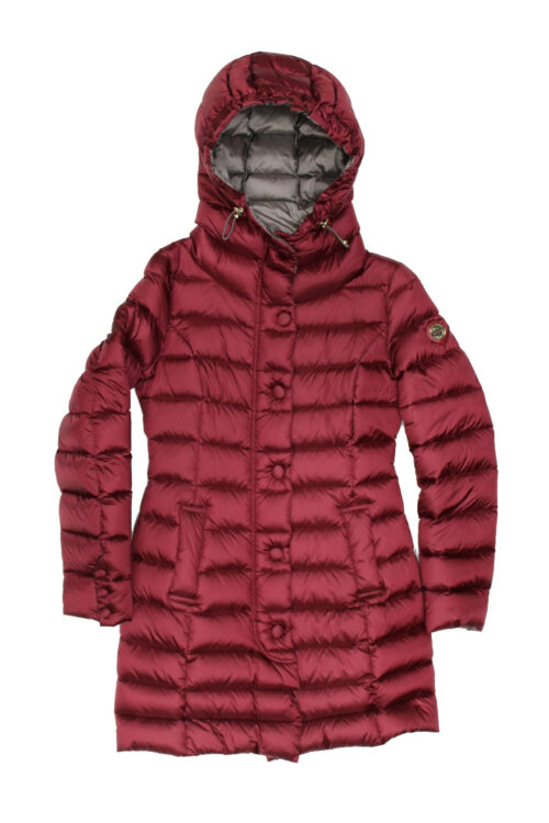 CAPE HORN Piumino Donna con cappuccio mod Blanca tg 40 Rosso Bordò